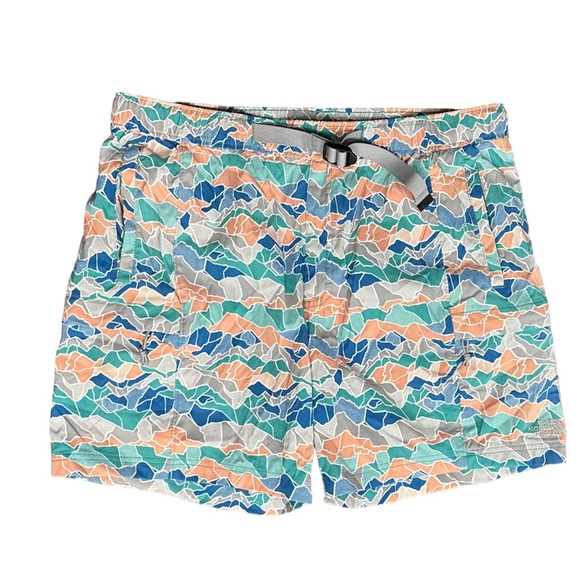 The North Face Men's Printed Class V Belted Shorts [T26] - Picture 1 of 12
